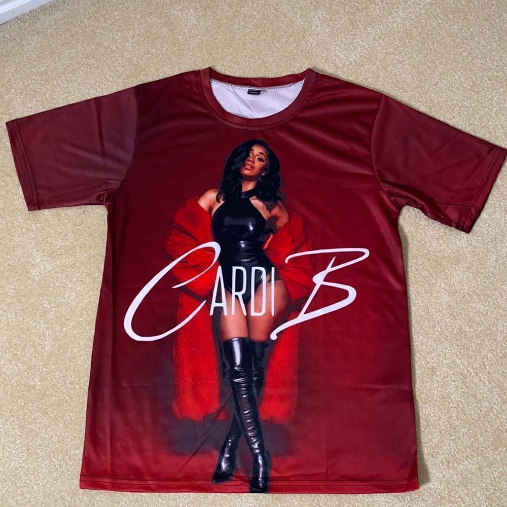 Unisex Women’s Men’s Cardi B Short Sleeve T-Shirt Size S NEW